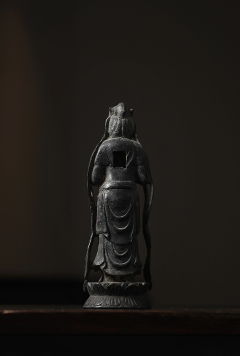 古玩銅器觀世音菩薩真品鑒賞圖