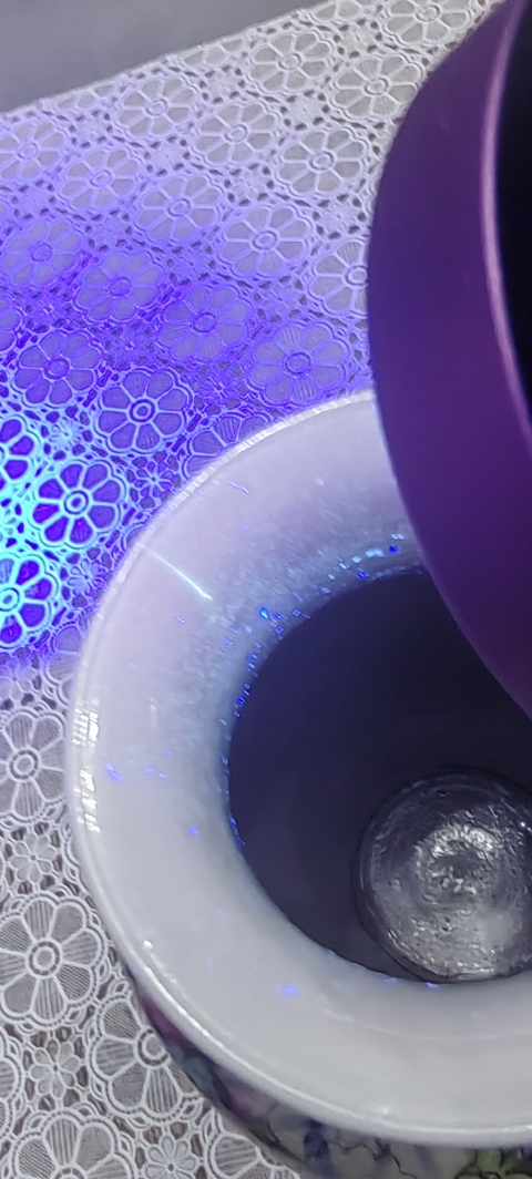 古玩陶瓷粉彩百花紋燈籠瓶真品鑒賞圖