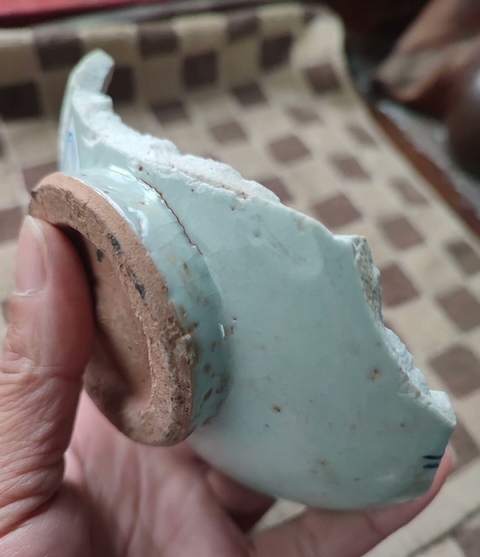 古玩陶瓷青花瓷片真品鑒賞圖