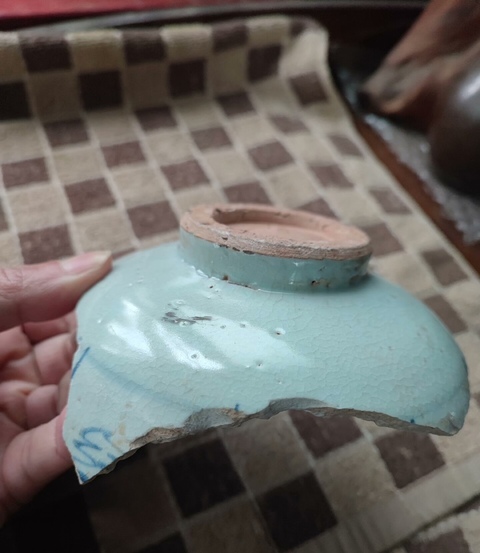 古玩陶瓷青花瓷片真品鑒賞圖