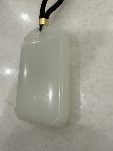 古玩玉器和田玉無事牌真品鑒賞圖