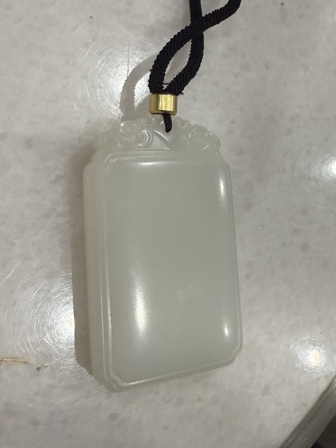 古玩玉器和田玉無事牌真品鑒賞圖