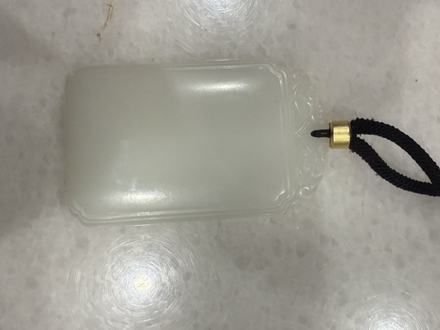 古玩玉器和田玉無事牌真品鑒賞圖