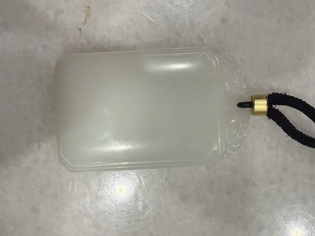 古玩玉器和田玉無事牌真品鑒賞圖