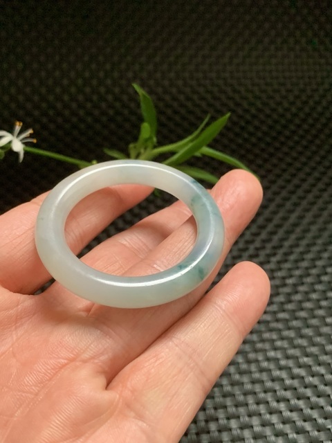 古玩玉器天然翡翠“素紋環”真品鑒賞圖