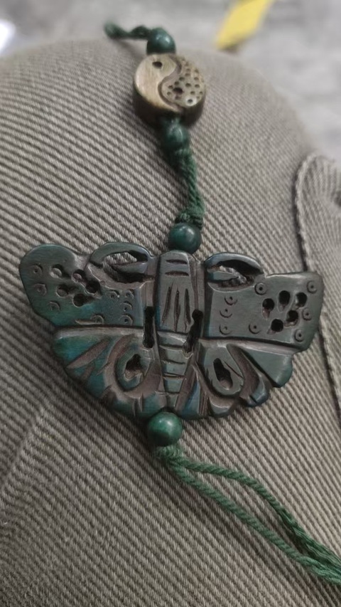 古玩雜項花片吊墜真品鑒賞圖