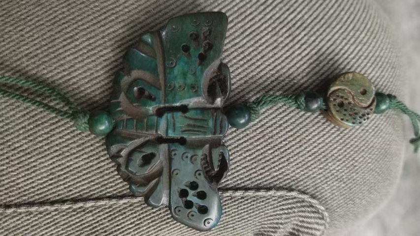 古玩雜項花片吊墜真品鑒賞圖