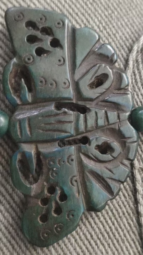 古玩雜項花片吊墜真品鑒賞圖