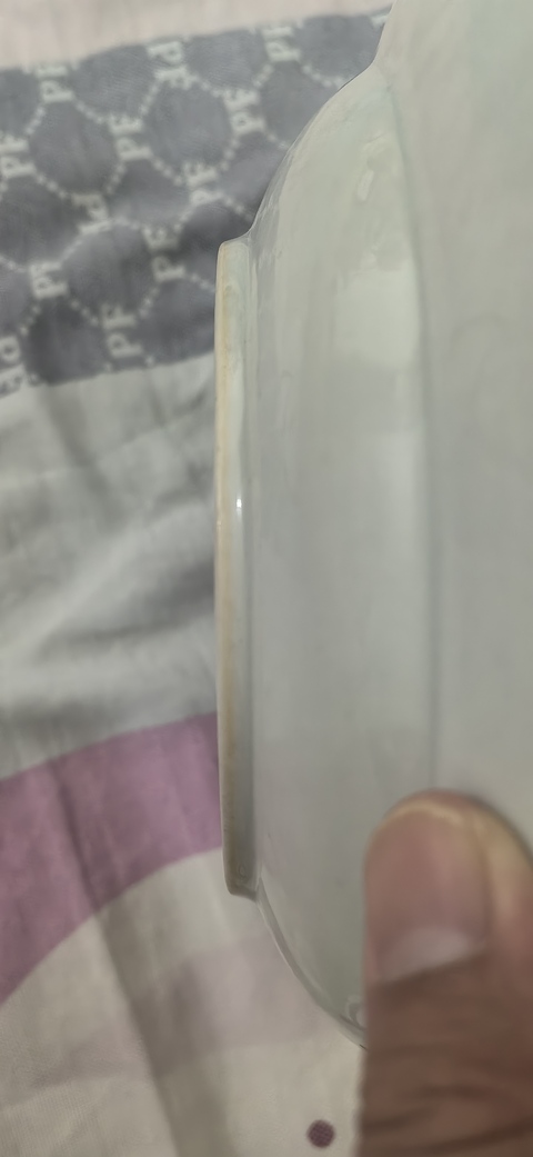 古玩陶瓷康熙青花盤真品鑒賞圖