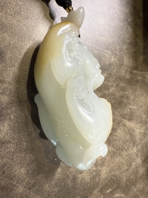 古玩玉器白玉貔貅真品鑒賞圖