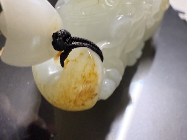 古玩玉器白玉貔貅真品鑒賞圖