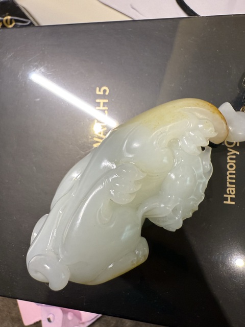 古玩玉器白玉貔貅真品鑒賞圖