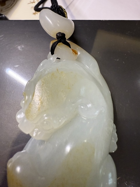 古玩玉器白玉貔貅真品鑒賞圖