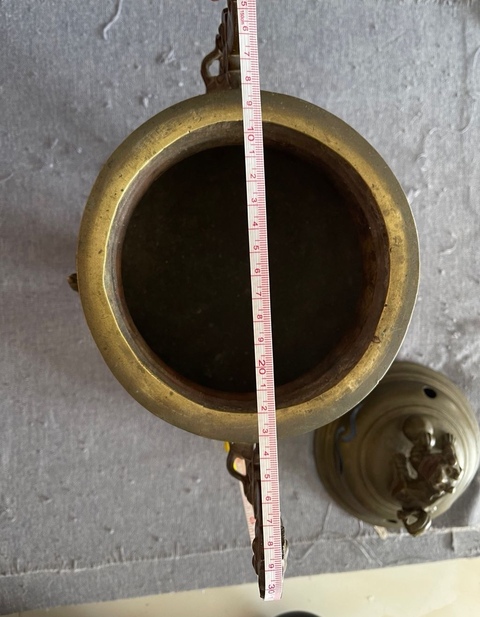 古玩銅器獸鈕熏爐真品鑒賞圖
