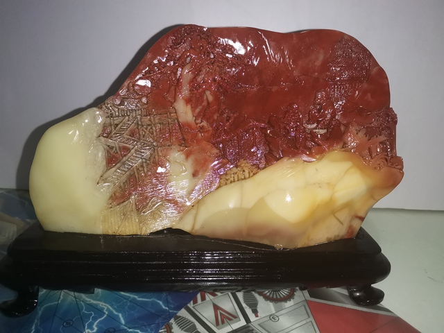 古玩雜項壽山石擺件真品鑒賞圖