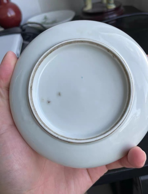 古玩陶瓷白釉洗真品鑒賞圖