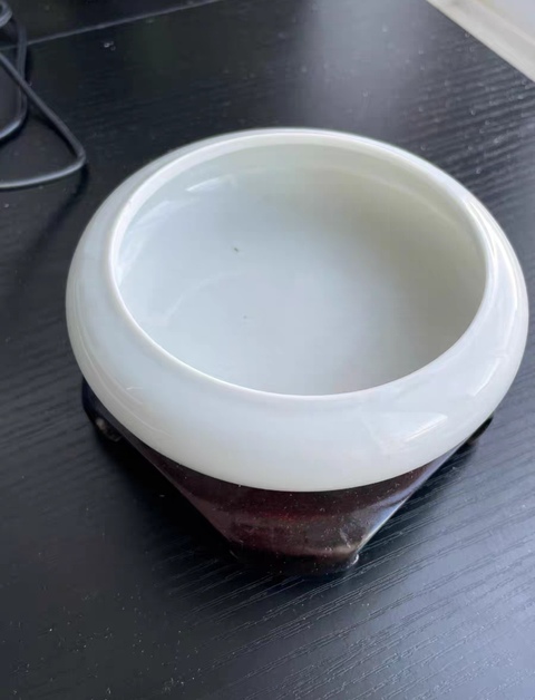 古玩陶瓷白釉洗真品鑒賞圖