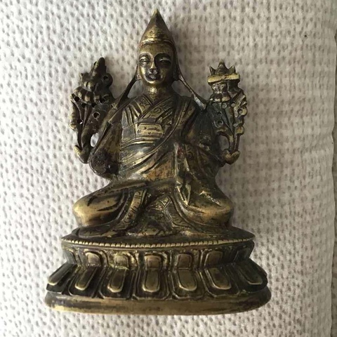 古玩銅器宗喀巴真品鑒賞圖