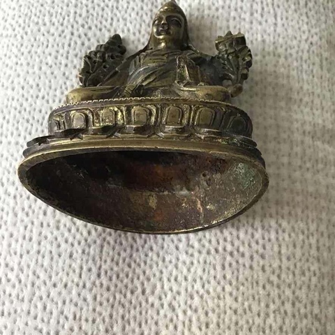古玩銅器宗喀巴真品鑒賞圖