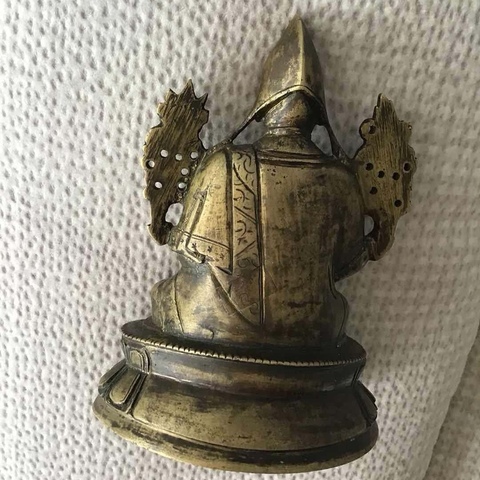 古玩銅器宗喀巴真品鑒賞圖