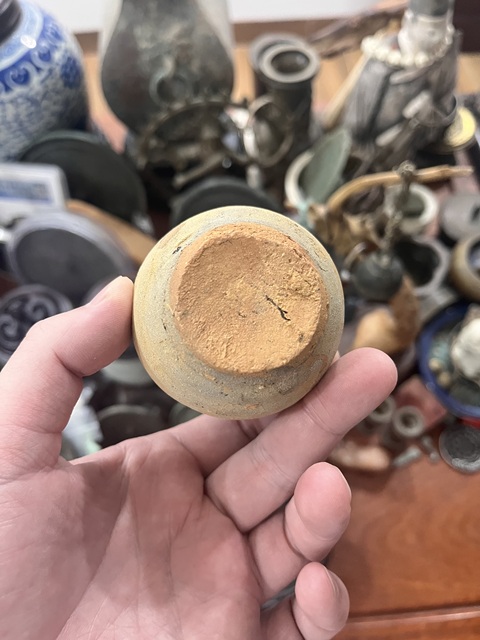 古玩陶瓷 青釉水盂真品鑒賞圖