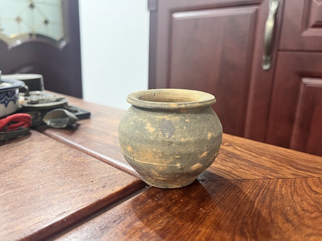 古玩陶瓷宋代青釉水盂拍賣,當前價格199元