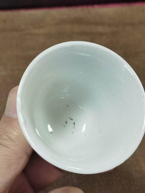 古玩陶瓷白釉杯真品鑒賞圖