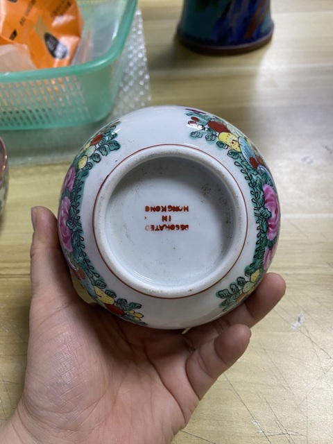 古玩陶瓷廣彩碗真品鑒賞圖