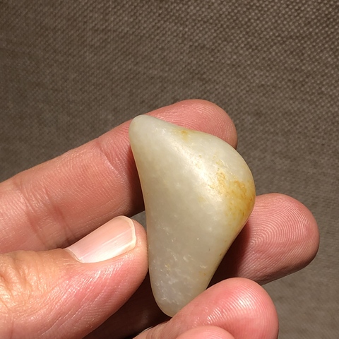 古玩玉器籽料原石真品鑒賞圖