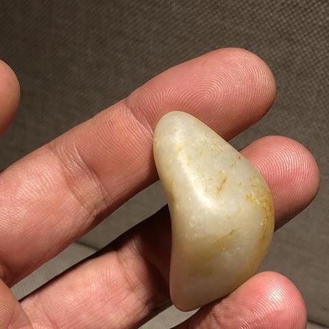 古玩玉器籽料原石真品鑒賞圖