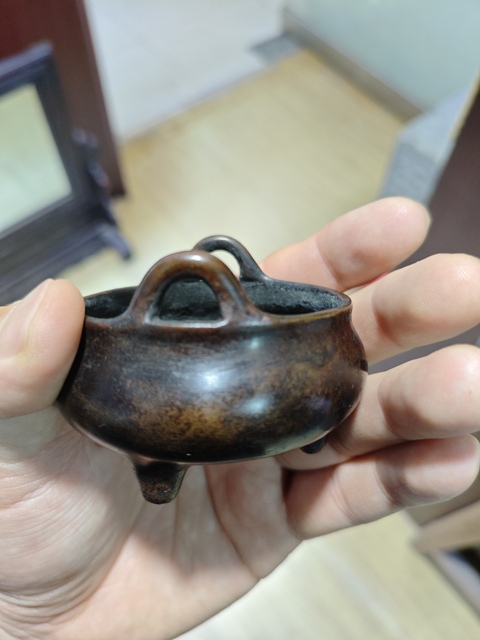 古玩銅器銅爐真品鑒賞圖