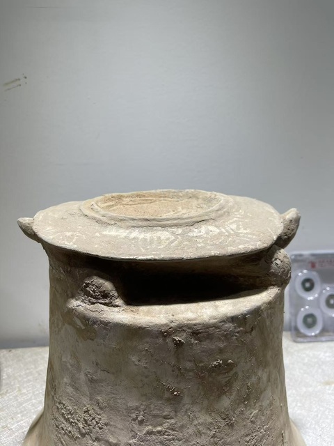 古玩陶瓷唐·龜塔真品鑒賞圖