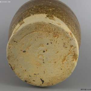 古玩陶瓷宣州窯褐釉雙系罐真品鑒賞圖