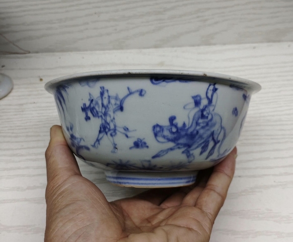 古玩陶瓷青花碗真品鑒賞圖