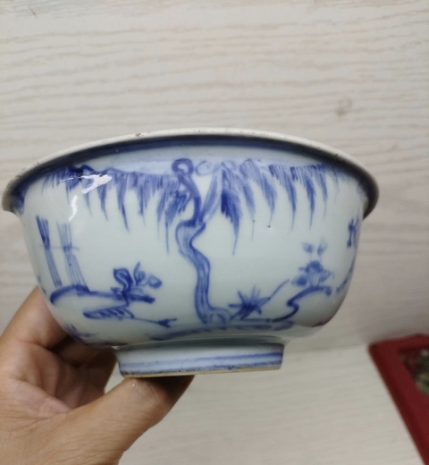 古玩陶瓷青花碗真品鑒賞圖