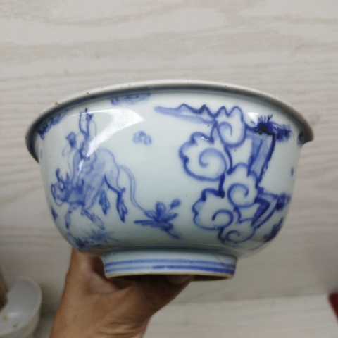古玩陶瓷青花碗真品鑒賞圖