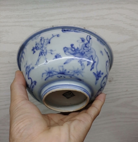 古玩陶瓷青花碗真品鑒賞圖