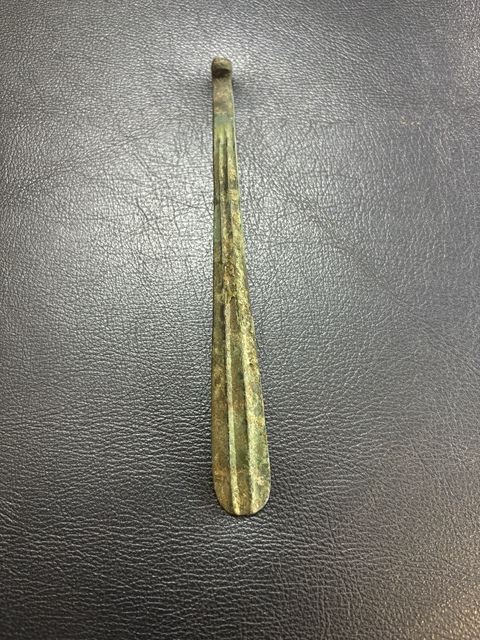 古玩銅器戰漢·琵琶??真品鑒賞圖