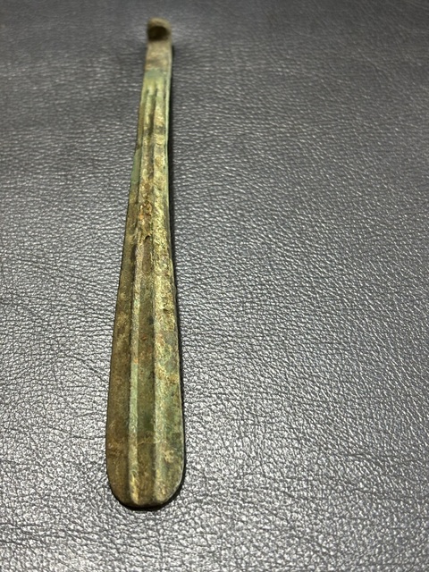 古玩銅器戰漢·琵琶??真品鑒賞圖