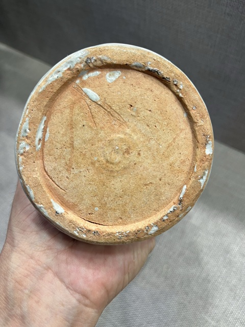 古玩陶瓷明代青花纏枝花卉紋梅瓶真品鑒賞圖