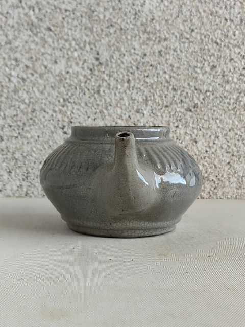古玩陶瓷折枝花卉紋執壺拍賣，當前價格580元