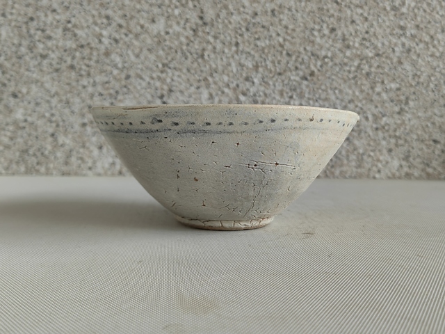 古玩陶瓷明正德海水法螺紋青花碗拍賣，當前價格398元