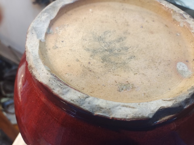 古玩陶瓷鈞紅釉賞瓶真品鑒賞圖