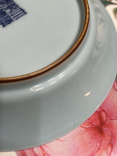 古玩陶瓷天青釉盤真品鑒賞圖