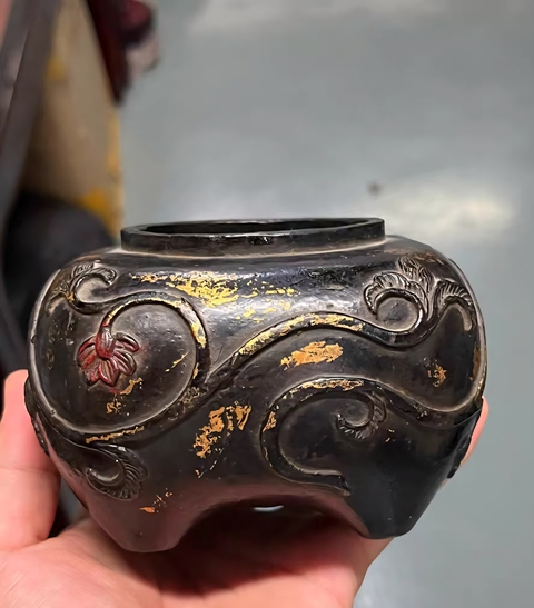古玩銅器銅爐真品鑒賞圖
