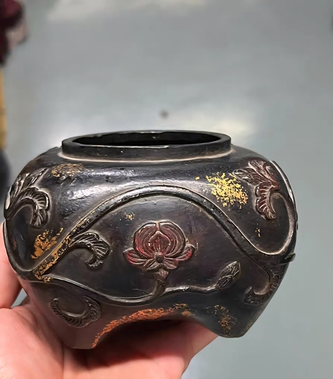 古玩銅器銅爐真品鑒賞圖