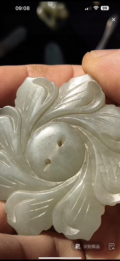 古玩玉器將軍扣真品鑒賞圖