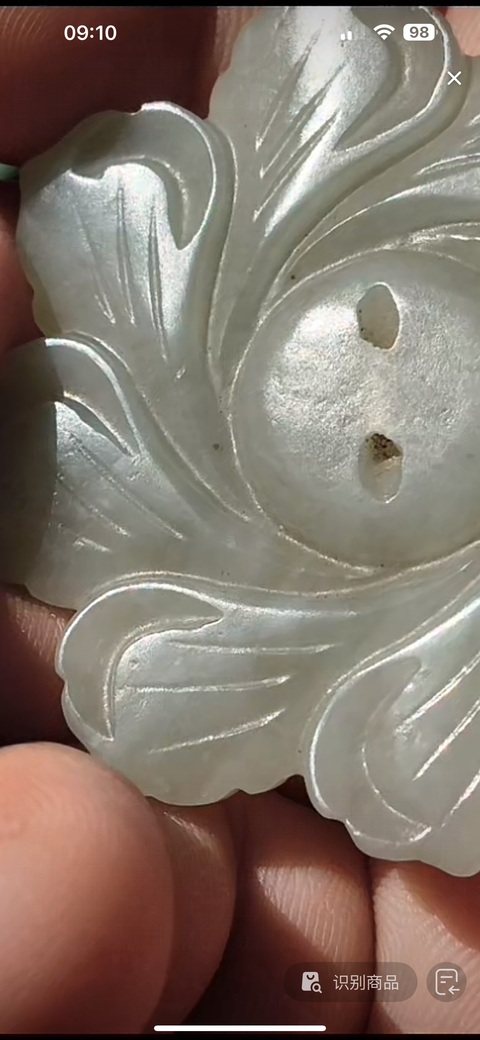 古玩玉器將軍扣真品鑒賞圖