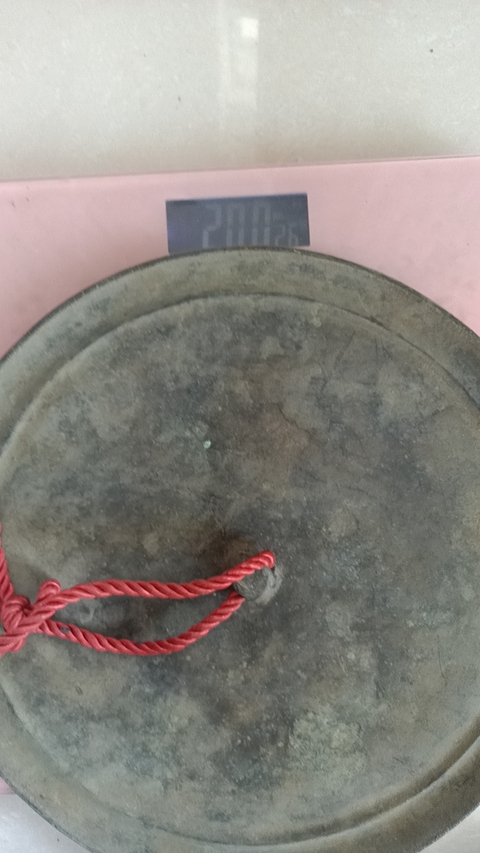 古玩陶瓷明代旋紋鏡真品鑒賞圖