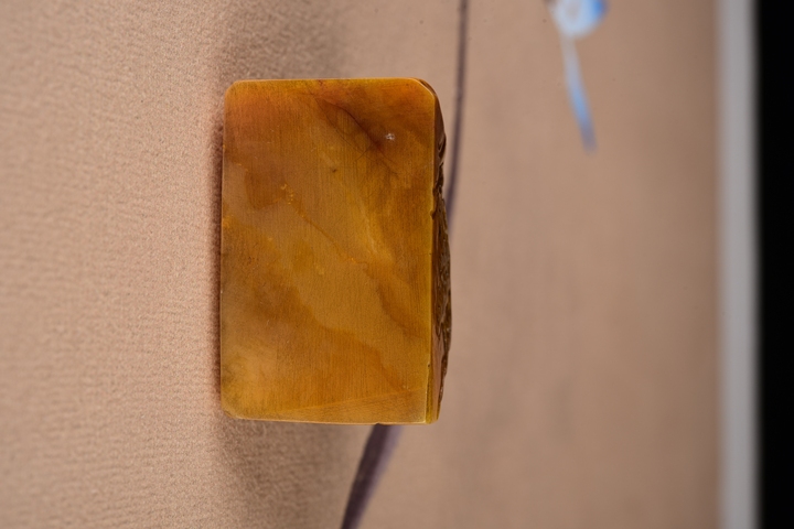 古玩雜項壽山田黃石印章真品鑒賞圖